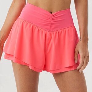 OFFLINE By Aerie Real Me Ruched
Flowy Short